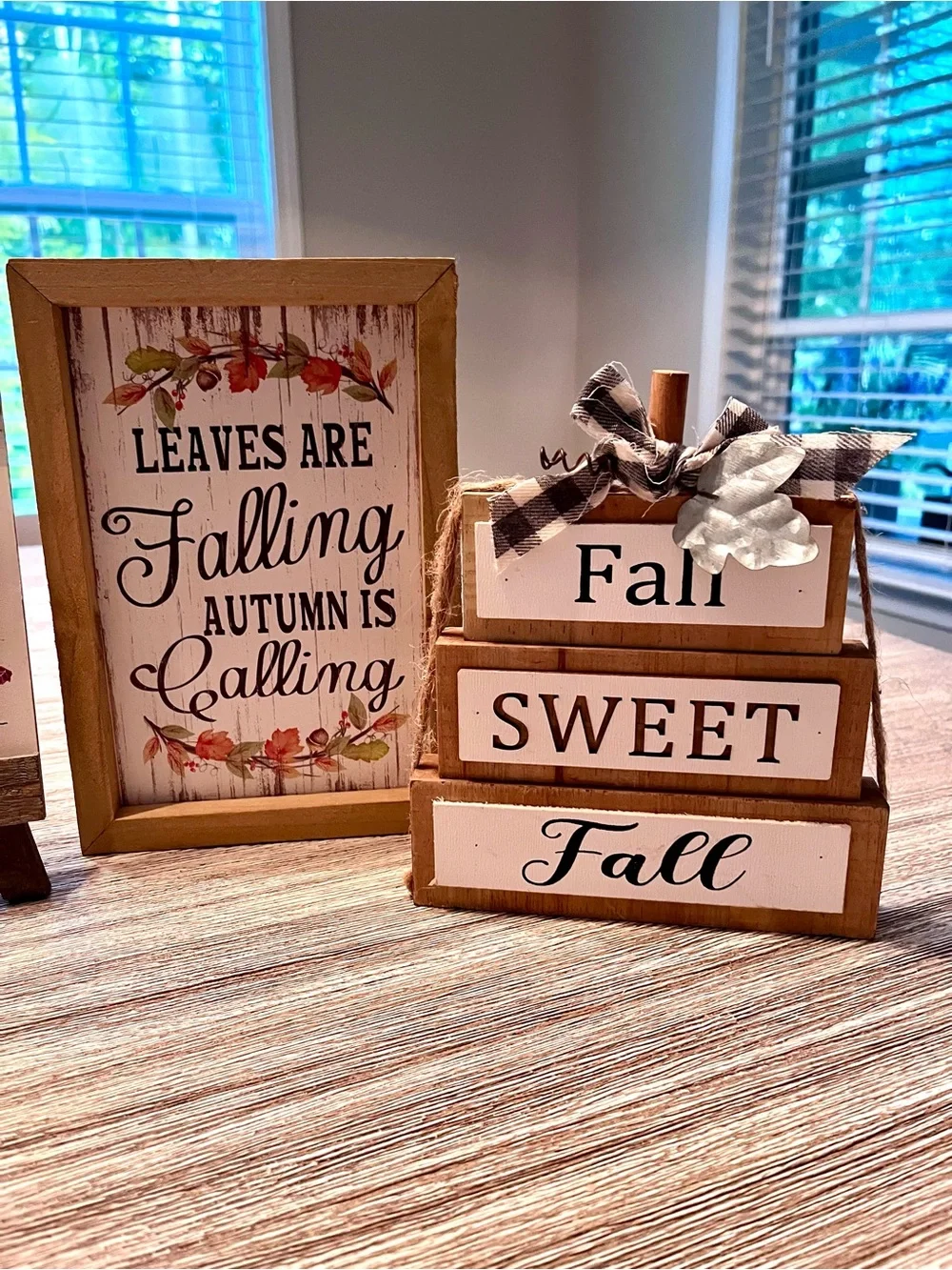Bundle of Fall Wood Signs & Plaques - Fall Home Accent Set